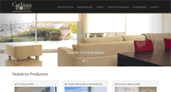 Desktop Screenshot of cortinasroller.cl